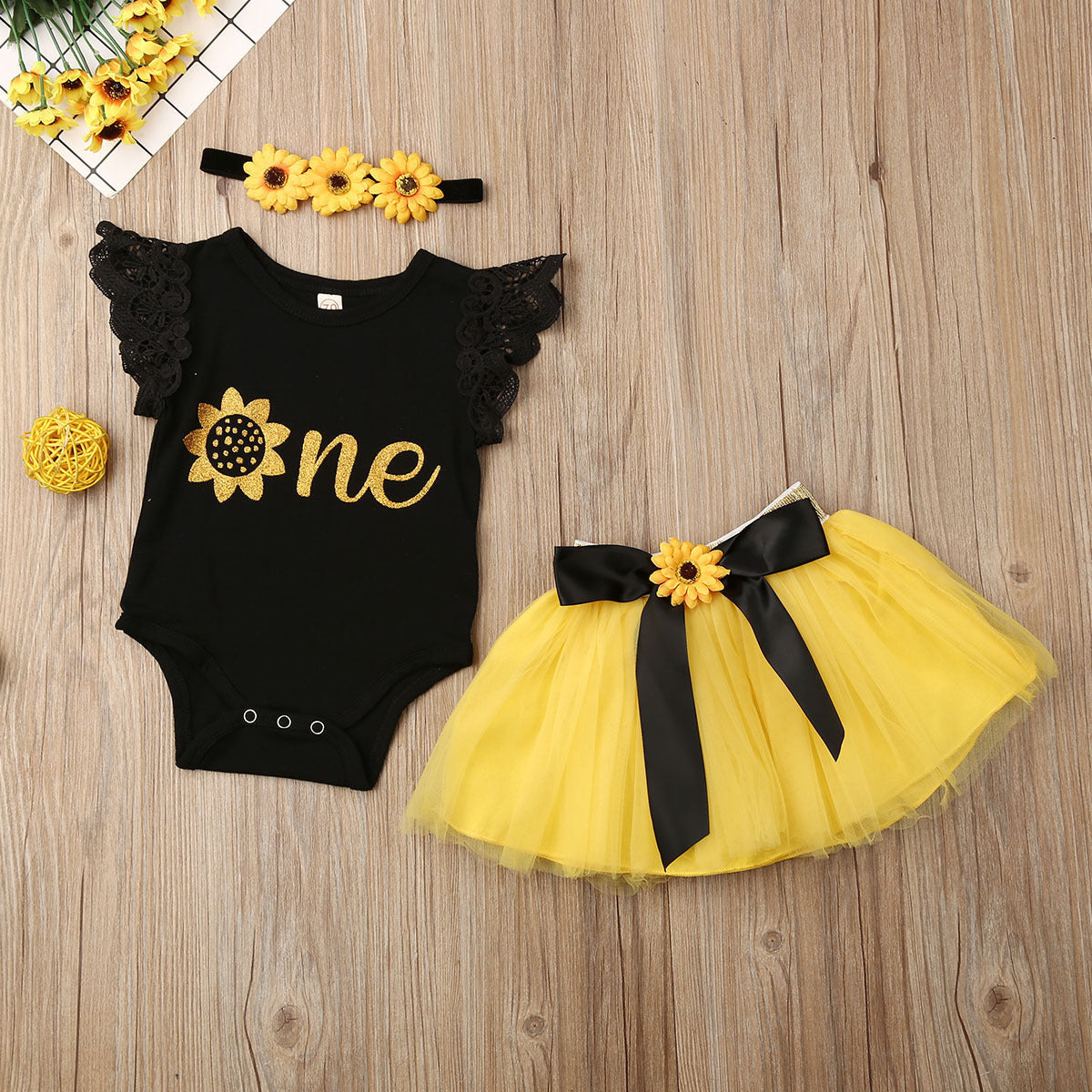 Baby Small Three-Piece Triangle Romper