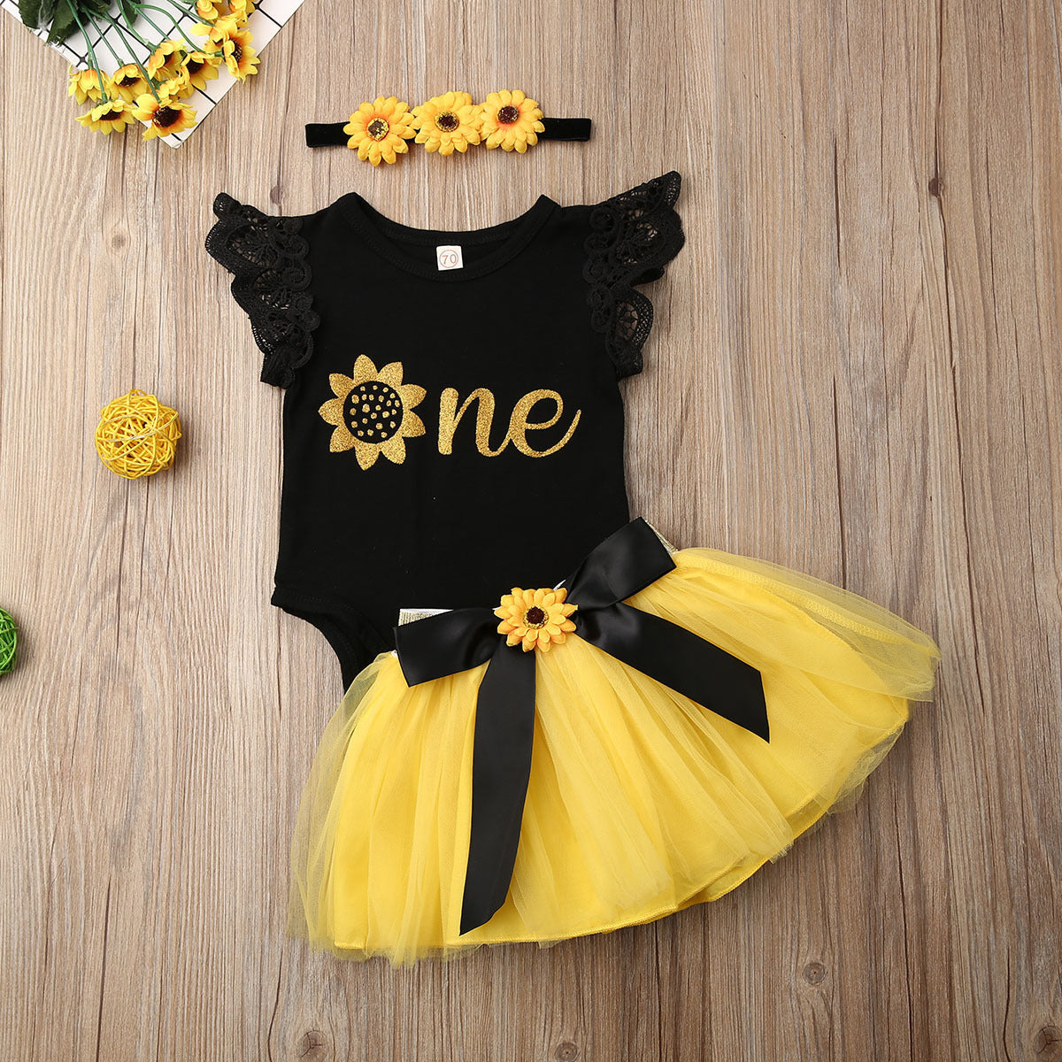 Baby Small Three-Piece Triangle Romper